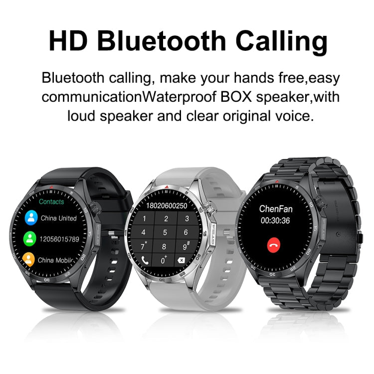GTS4/LT09 1.5 inch IP67 Fitness Wellness Smart Watch Support Bluetooth Call / Sleep / Blood Oxygen / Heart Rate Health Monitor, Silicone Strap(Balck)