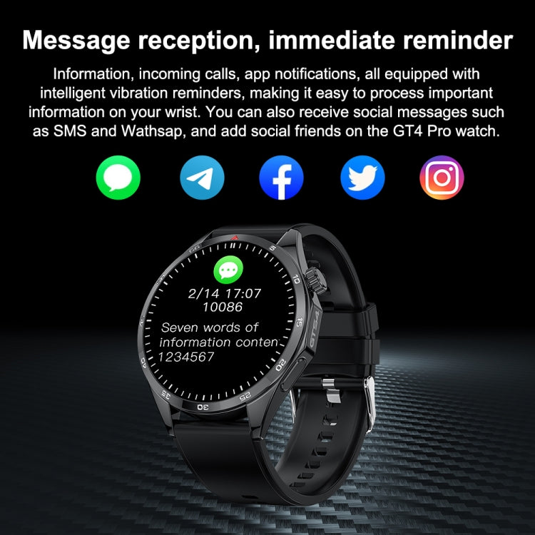 GTS4/LT09 1.5 inch IP67 Fitness Wellness Smart Watch Support Bluetooth Call / Sleep / Blood Oxygen / Heart Rate Health Monitor, Steel Strap(Balck)