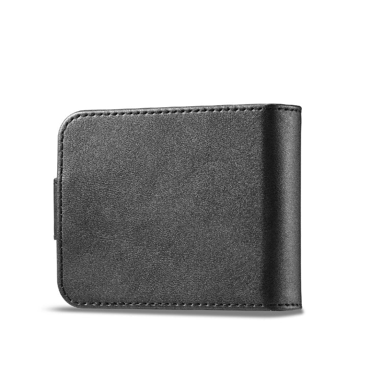 For Samsung Galaxy Z Flip6 / Flip7 FE LC.IMEEKE Calf Texture Leather Phone Case(Black)