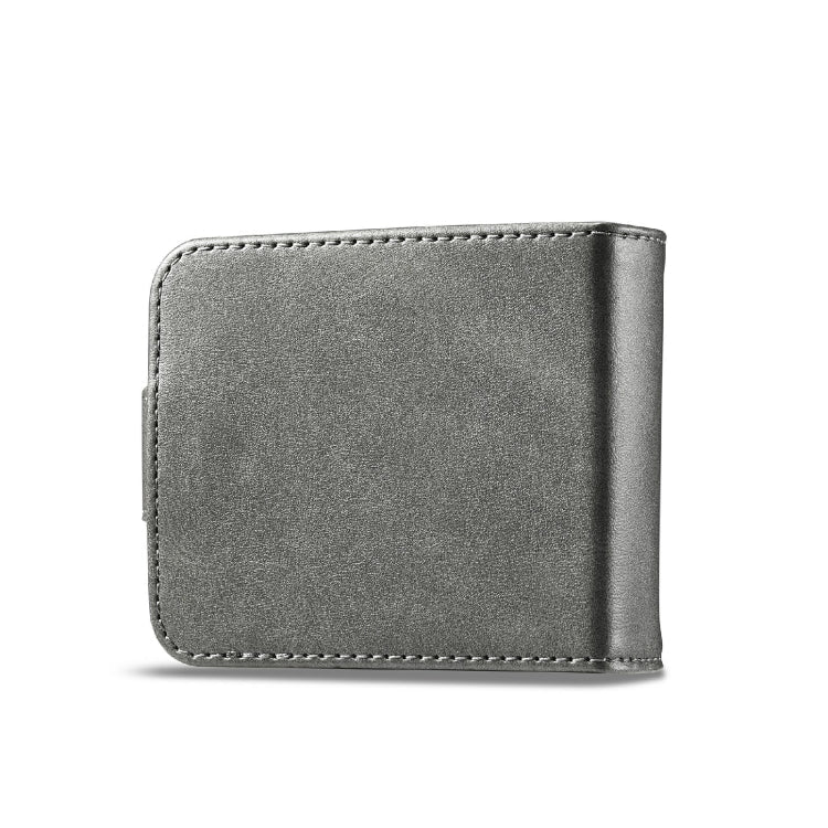 For Samsung Galaxy Z Flip6 / Flip7 FE LC.IMEEKE Calf Texture Leather Phone Case(Grey)