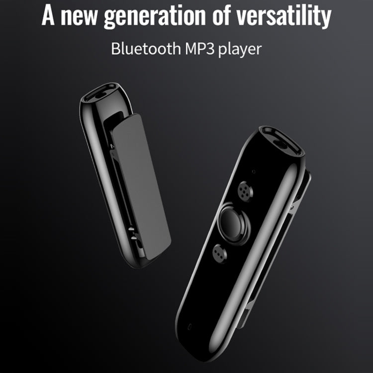 JNN L3 Bluetooth 4.2 Audio Receiver MP3 Player, Memory:8GB(Black)
