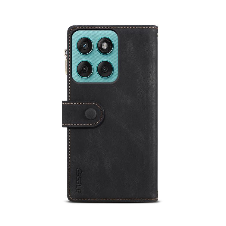 For Motorola Edge 60 Pro ESEBLE Retro Frosted RFID Leather Phone Case(Black)