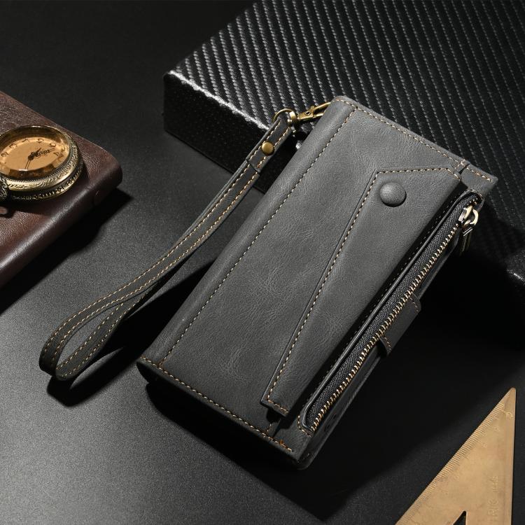 For Motorola Edge 5G 2025 ESEBLE Retro Frosted RFID Leather Phone Case(Black)