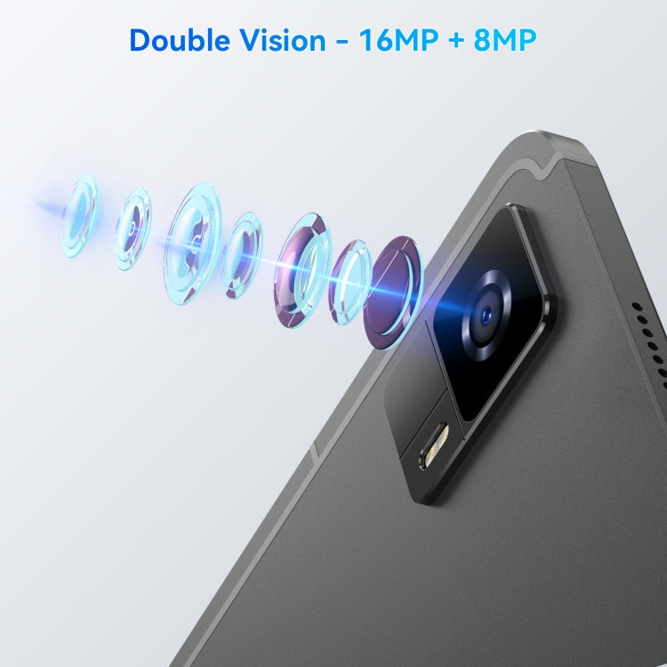 HEADWOLF Hpad6 4G LTE Tablet PC, 8GB+256GB, 11.97 inch Android 14 MT8781 Octa Core Support Dual SIM, Global Version with Google Play(Dark Grey)