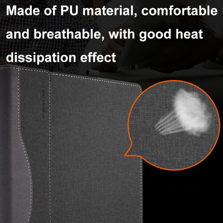 Leather Laptop Shockproof Protective Case, For HP OmniBook 7 Flip 16 inch 16-au, For HP EliteBook 860 / 865 G11 16 inch, For HP EliteBook 865 G10 / G9 16 inch, For HP Pavilion Book Pro 16 16 inch 16-ab, For HP Envy X360 16 inch 16-ac                   ...