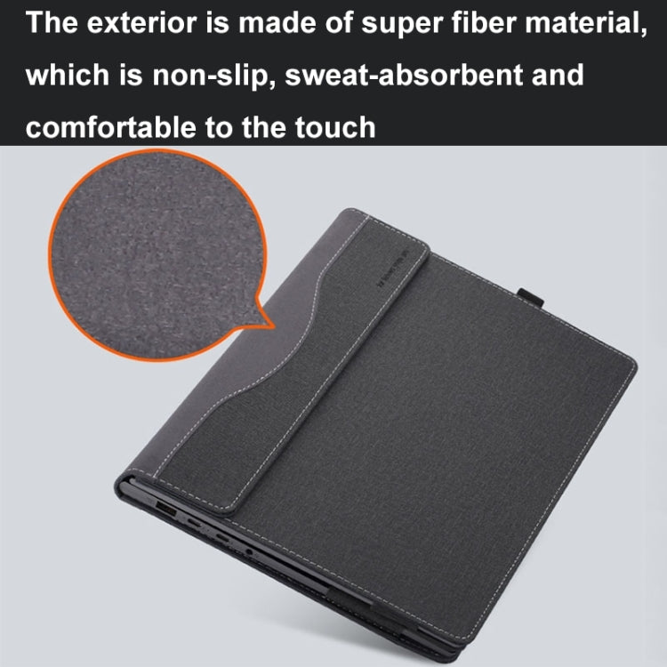Leather Laptop Shockproof Protective Case, For HP Pavilion X360 Convertible 14-dy, For HP Pavilion Plus Laptop 14-eh / 14t-eh, For HP EliteBook 845 / 840 14 inch G11, For HP Elitebook 840 G7 / 845 G7 / G8, For HP Pavilion 14-ey                         ...