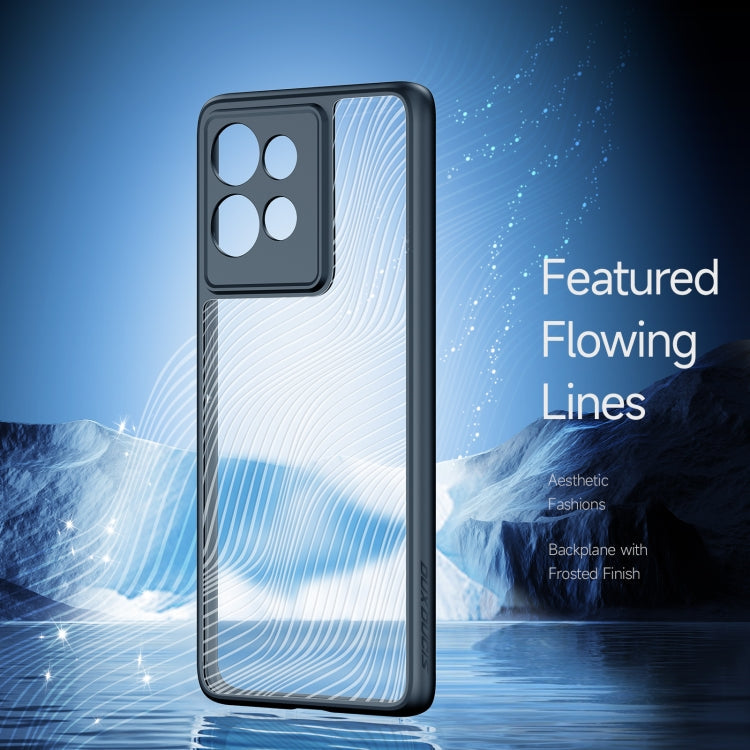 For Motorola Edge 50 DUX DUCIS Aimo Series TPU + PC Frosted Feel Phone Case(Black)