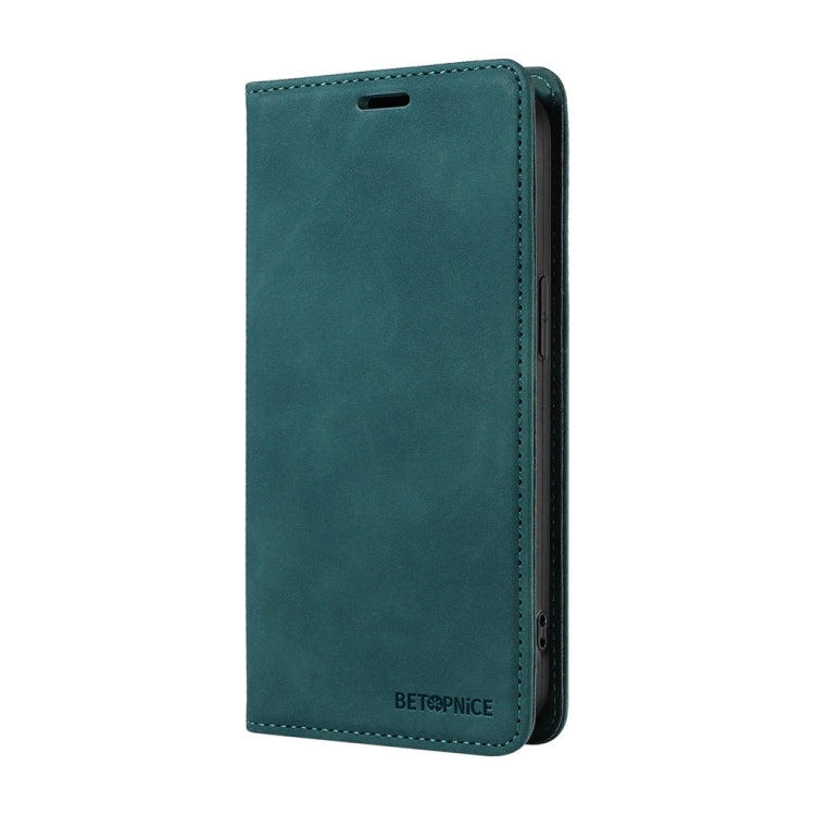 For Honor 200 Lite Global BETOPNICE Suction RFID Anti-theft Leather Phone Case(Green)