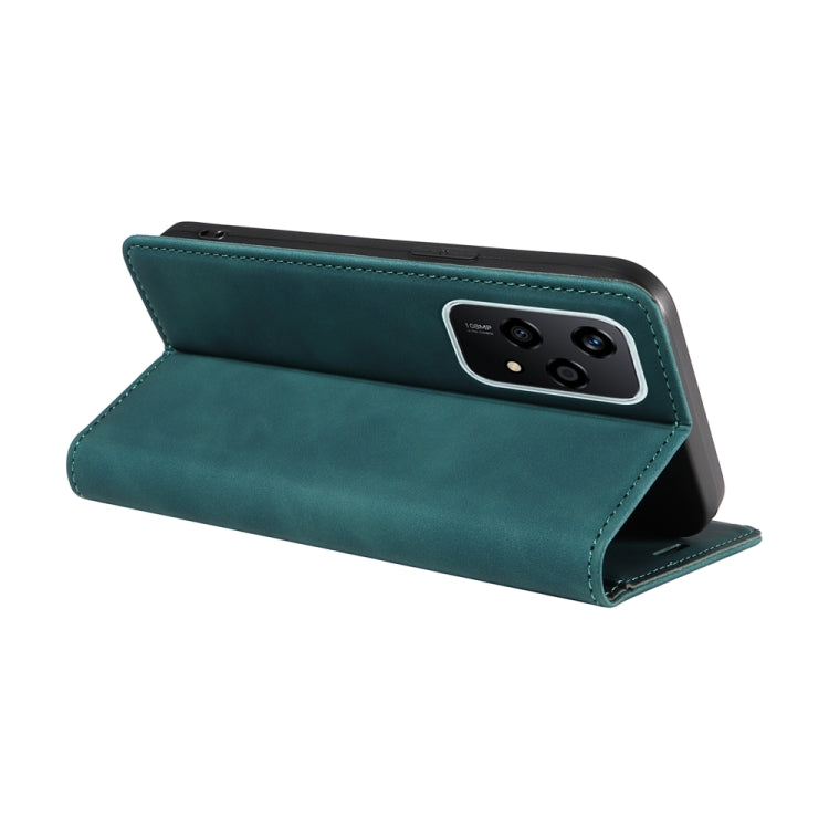 For Honor 200 Lite Global BETOPNICE Suction RFID Anti-theft Leather Phone Case(Green)
