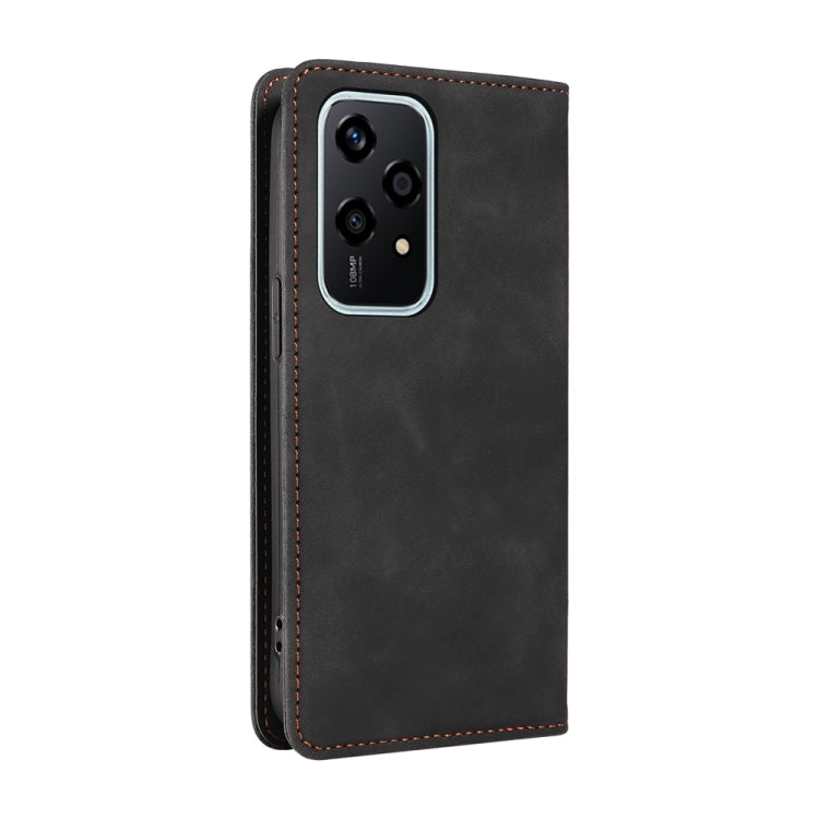 For Honor 200 Lite Global BETOPNICE Suction RFID Anti-theft Leather Phone Case(Black)