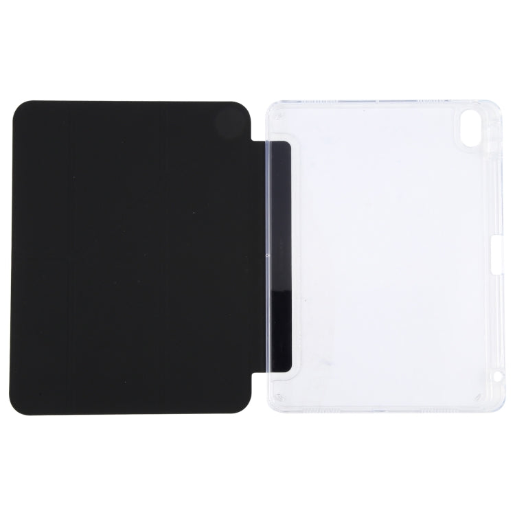 For iPad 10.2 2021 / 2020 / 2019 GEBEI Deformation Leather Tablet Case(Black)