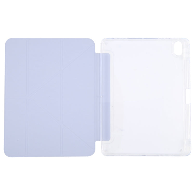 For iPad Pro 13 2025 / 2024 GEBEI Deformation Leather Tablet Case(Purple)