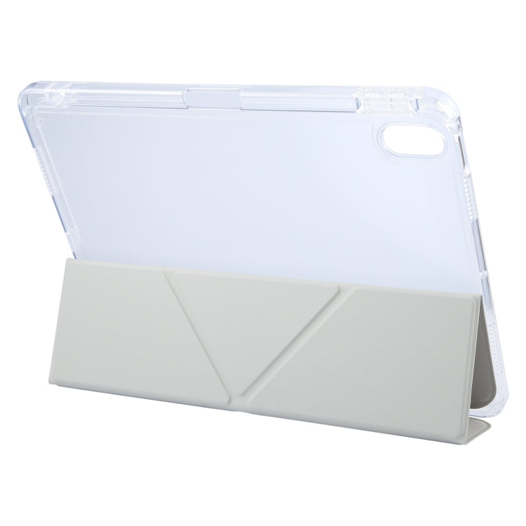 For iPad Pro 13 2025 / 2024 GEBEI Deformation Leather Tablet Case(Grey)