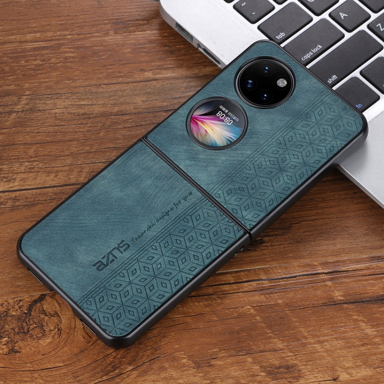 For Huawei Pocket 2 AZNS 3D Embossed Skin Feel Phone Case(Sapphire Blue)