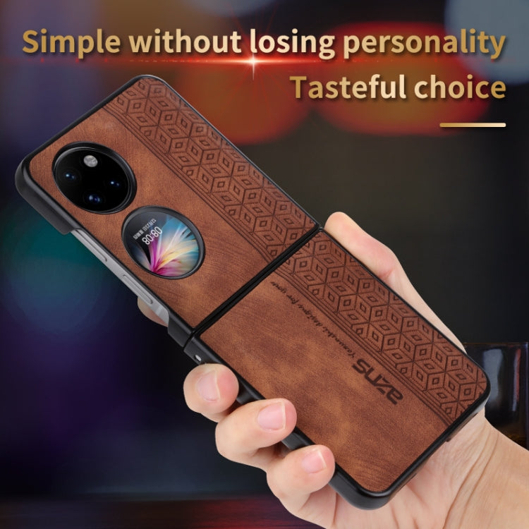 For Huawei Pocket 2 AZNS 3D Embossed Skin Feel Phone Case(Sapphire Blue)