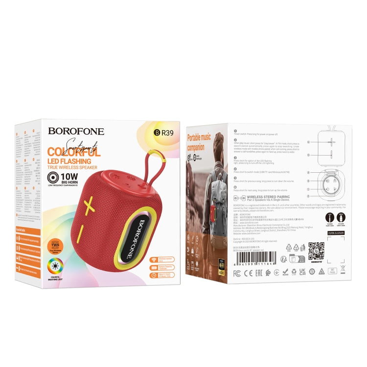Borofone BR39 Portable Kaya Sports BT Speaker(Red)