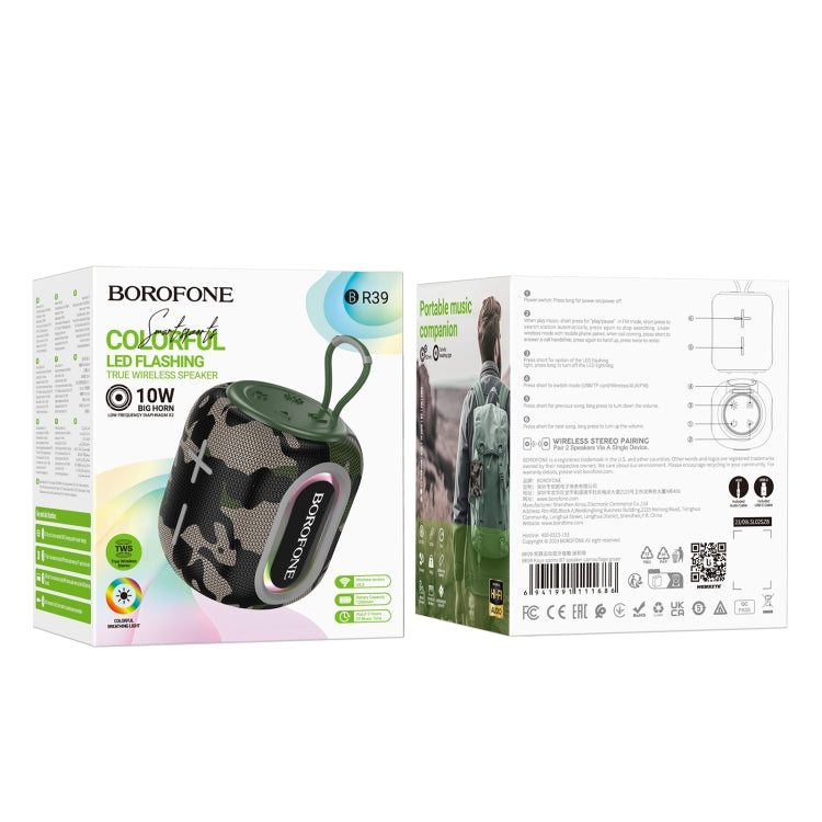 Borofone BR39 Portable Kaya Sports BT Speaker(Camouflage Green)