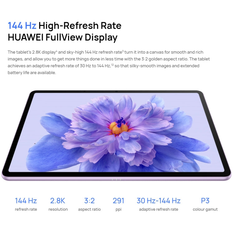 HUAWEI MatePad 11.5S WIFI Tablet PC, 8GB+256GB, HarmonyOS 4.2 Hisilicon Kirin 9000WM, Not Support Google Play(Cyan)