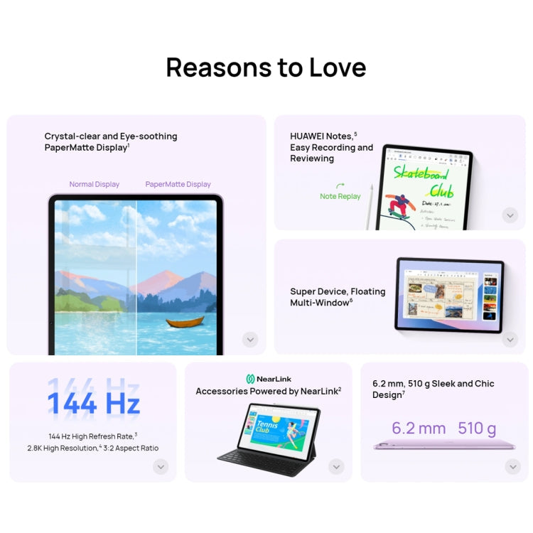HUAWEI MatePad 11.5S PaperMatte Edition WIFI, 8GB+256GB, HarmonyOS 4.2 Hisilicon Kirin 9000WL, Not Support Google Play(Blue)