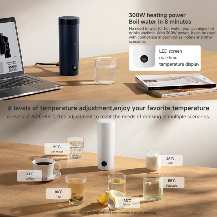 Xiaomi Mijia Smart Portable Electric Heating Cup 2, US Plug(Dark Blue)