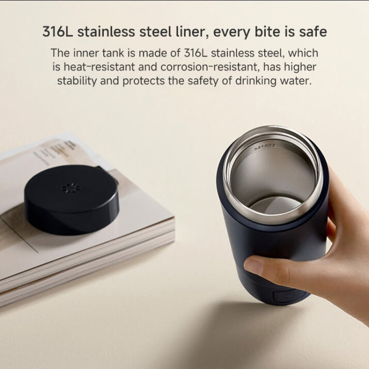 Xiaomi Mijia Smart Portable Electric Heating Cup 2, US Plug(White)