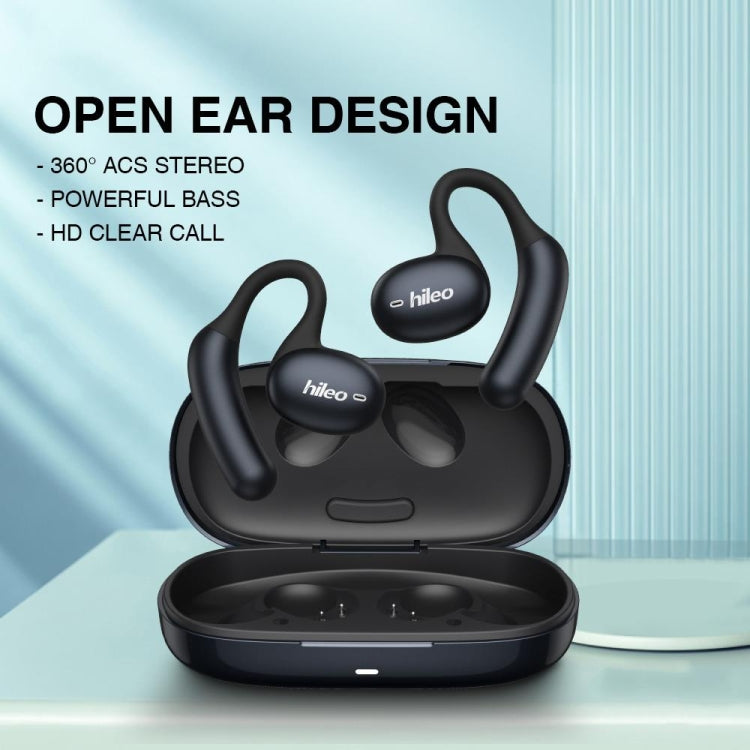 Hileo Hi96 TWS Touch Control IPX5 Waterproof Wireless Earphone(Black)