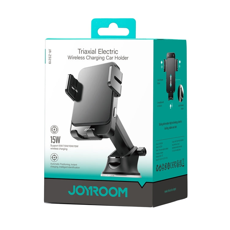 JOYROOM JR-ZS219 Car Dashboard Wireless Charging Stand(Black)
