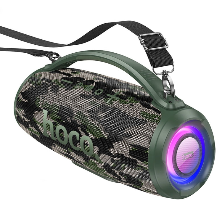 hoco HA4 Surge Outdoor Bluetooth 5.3 Speaker Support TWS / FM(Camouflage Green)