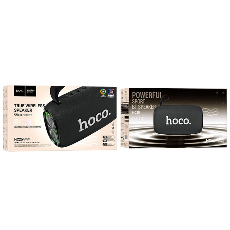 hoco HC25 Radiante Sports Bluetooth 5.2 Speaker Support TWS / FM(Black)