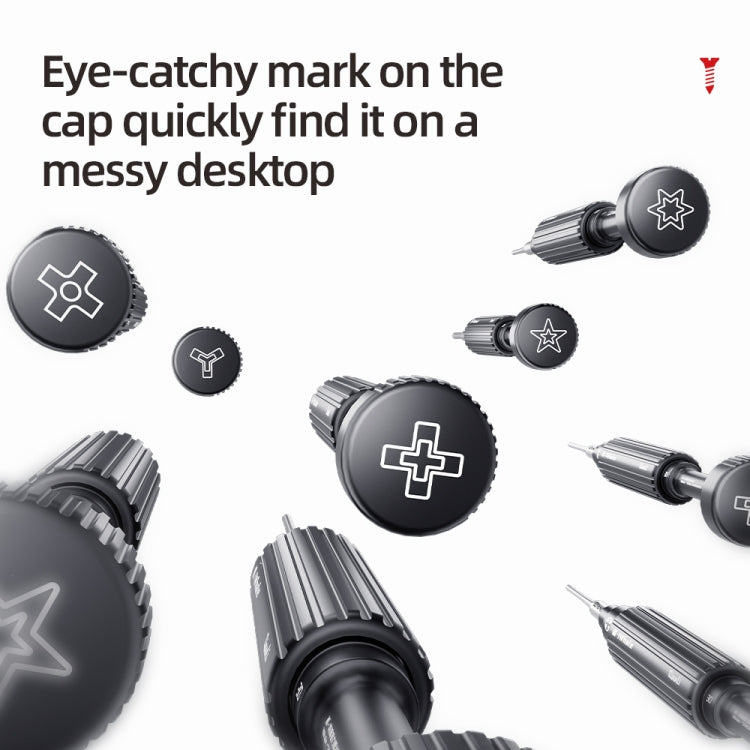 3 in 1 QianLi iWhale Special S2 Steel Magnetic Torque 3D Screwdriver, Model:A/B/C