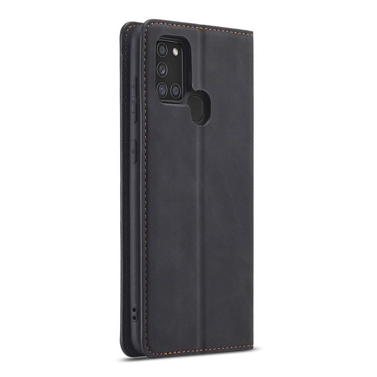 Forwenw Dream Series Oil Edge Strong Magnetism Horizontal Flip Leather Case with Holder & Card Slots & Wallet & Photo Frame, For Samsung Galaxy A21s, For Samsung Galaxy Note20, For Samsung Galaxy Note20 Ultra, For Xiaomi Redmi Note 9