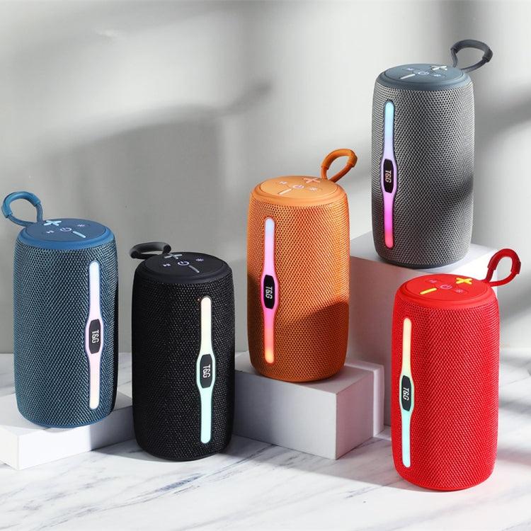 T&G TG675 Music Pulse Wireless Bluetooth Speaker with LED Light(Black)