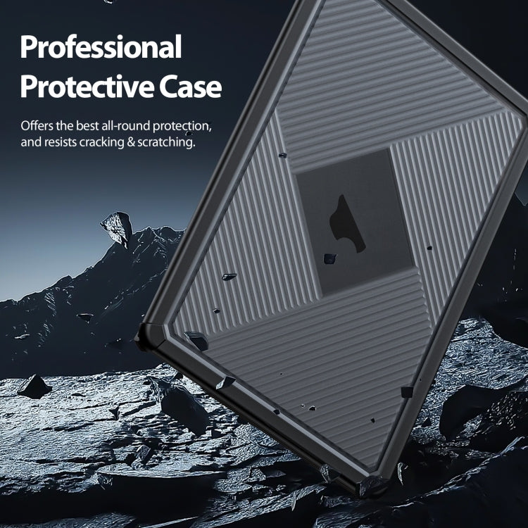 For MacBook Air 13.6 2022/2024 A2681 DUX DUCIS LCGH Laptop Frosted Protective Case(Black)