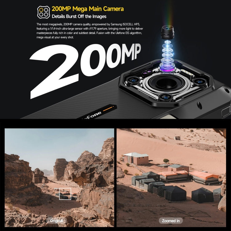 [HK Warehouse] Ulefone Armor 26 Ultra Rugged Phone, 12GB+512GB, 6.78 inch Android 13 MediaTek Dimensity 8020 Octa Core, Network: 5G, NFC(Black)