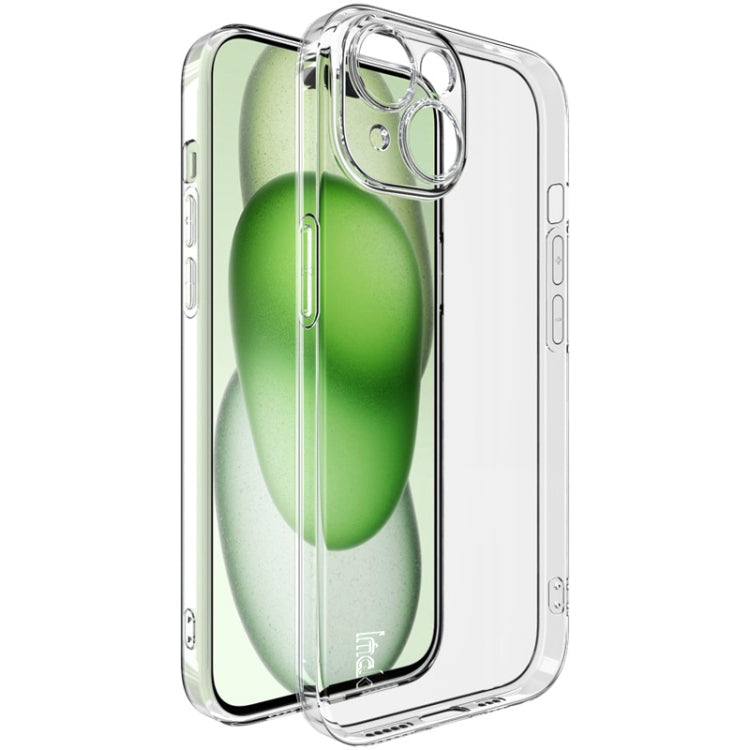 For iPhone 15 IMAK UX-5 Series Transparent TPU Phone Case(Transparent)