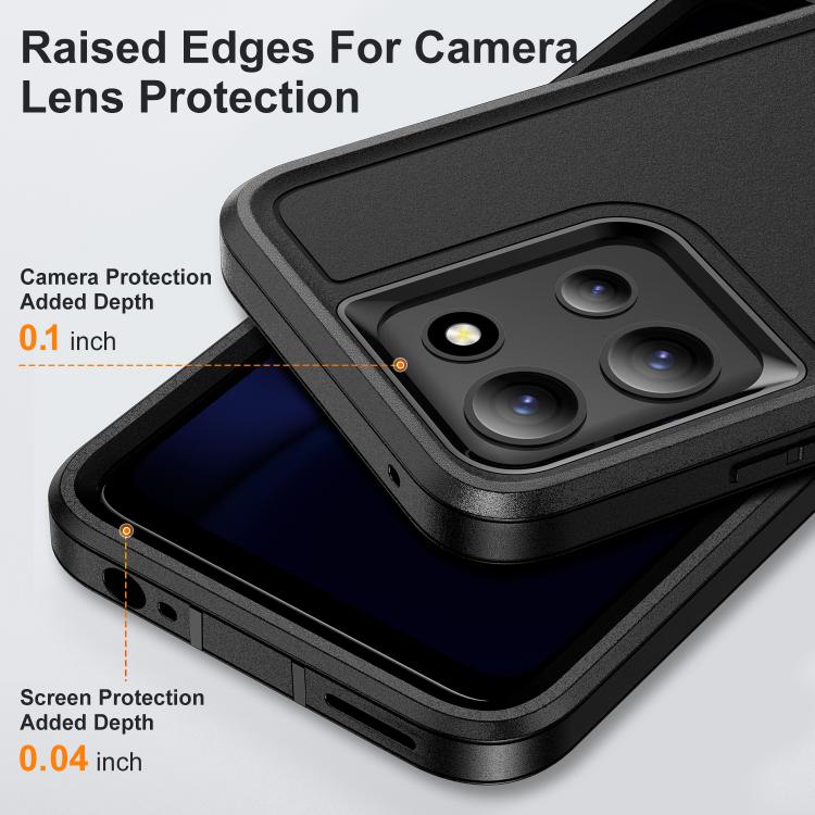 Life Waterproof Rugged PC + Silicone Phone Case, For Motorola Moto G 5G 2025, For Motorola Moto G Stylus 5G 2024, For Motorola Moto G Play 5G 2024
