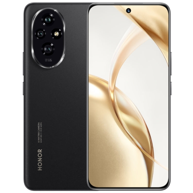 Honor 200, 12GB+512GB, Screen Fingerprint Identification, 6.7 inch MagicOS 8.0 Snapdragon 7 Gen 3 Octa Core, Network: 5G, NFC, OTG(Black)