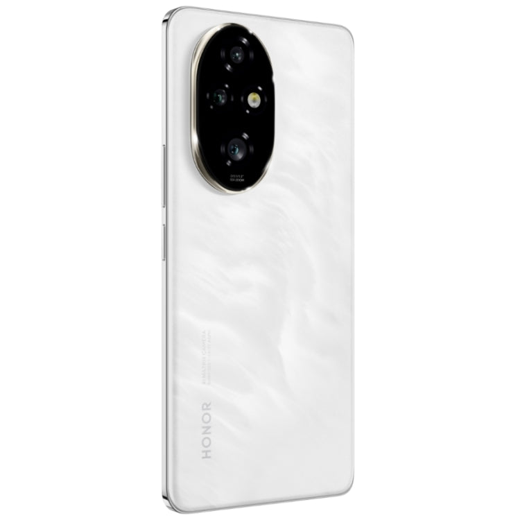 Honor 200 Pro, 16GB+512GB, Screen Fingerprint Identification, 6.78 inch MagicOS 8.0 Snapdragon 8s Gen 3 Octa Core, Network: 5G, NFC, OTG(Silver White)