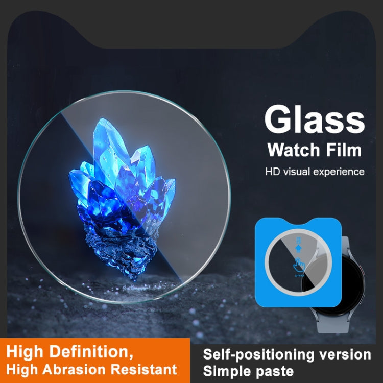 For Samsung Galaxy Watch5 44mm IMAK Tempered Glass Watch Protective Film Self-contained Positioning Version