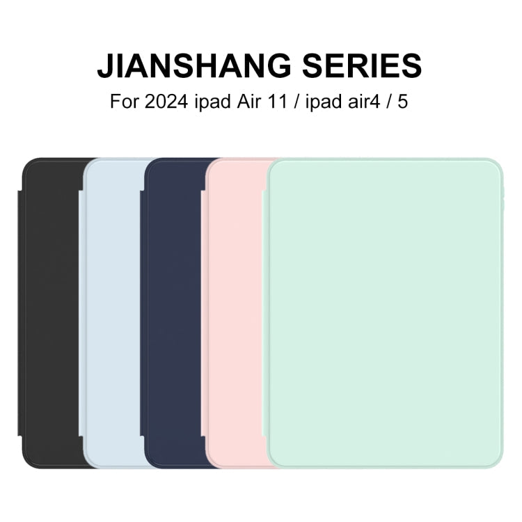 For iPad Air 11 2026 / 2025 / 2024 Mutural Jianshang Series Smart Leather Tablet Case(Dark Blue)