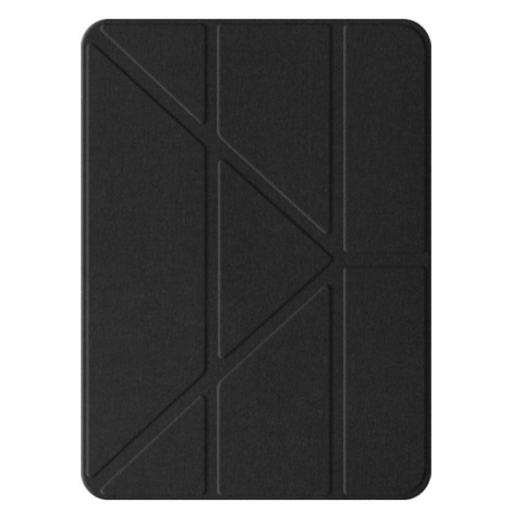 For iPad Pro 13 2025 / 2024 Mutural Multi-fold Smart Leather Tablet Case(Black)