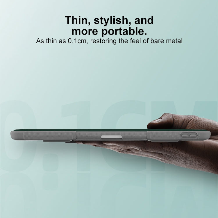 For iPad Pro 11 2025 / 2024 Mutural PC Hybrid TPU Leather Smart Tablet Case(Dark Blue)