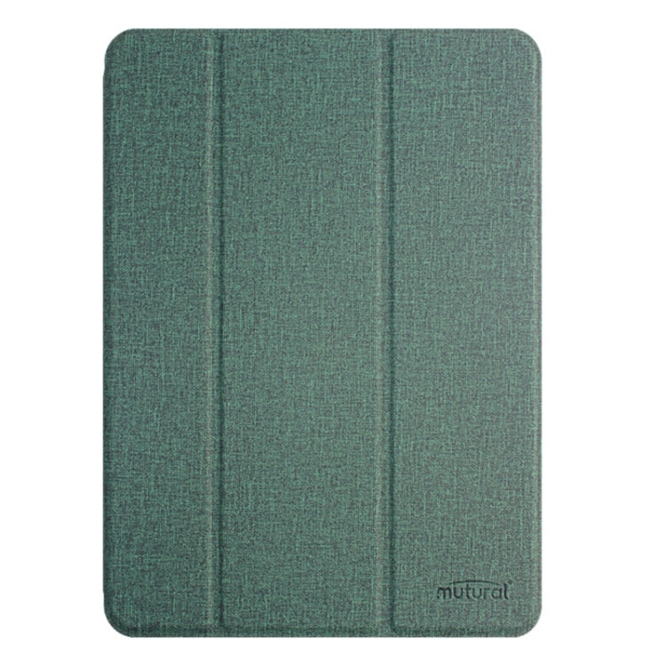For iPad Air 11 2026 / 2025 / 2024 Mutural YASHI Series Tablet Leather Smart Case(Green)