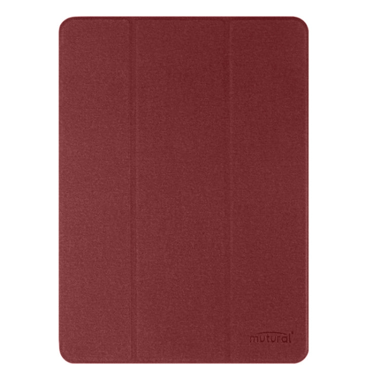 For iPad Air 11 2026 / 2025 / 2024 Mutural YASHI Series Tablet Leather Smart Case(Red)