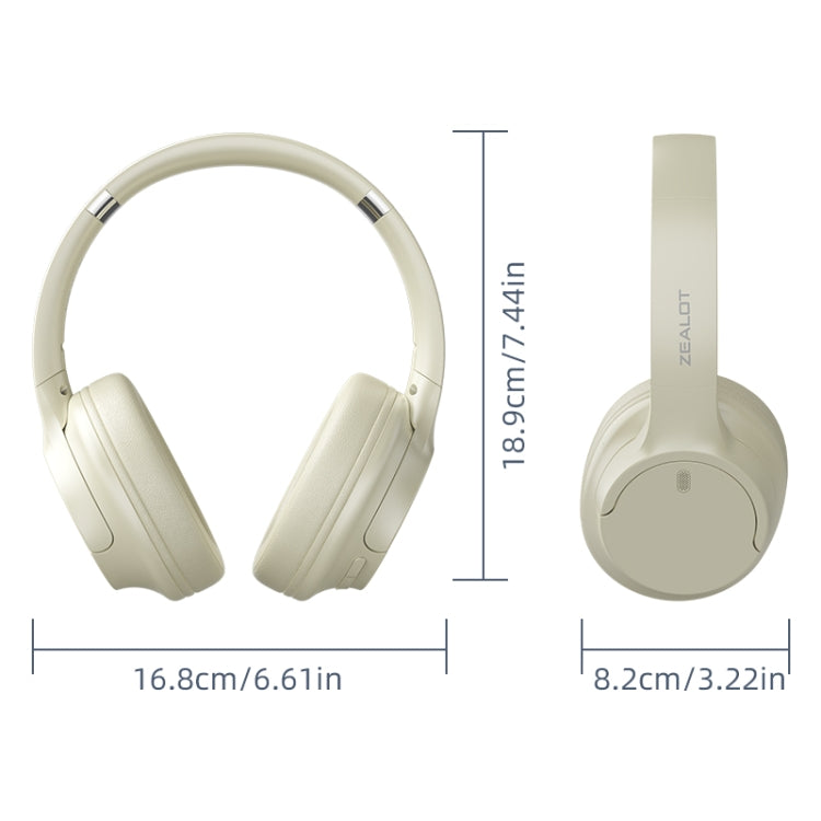 Zealot B39 Wireless Bluetooth 5.2 Headphone(Black)