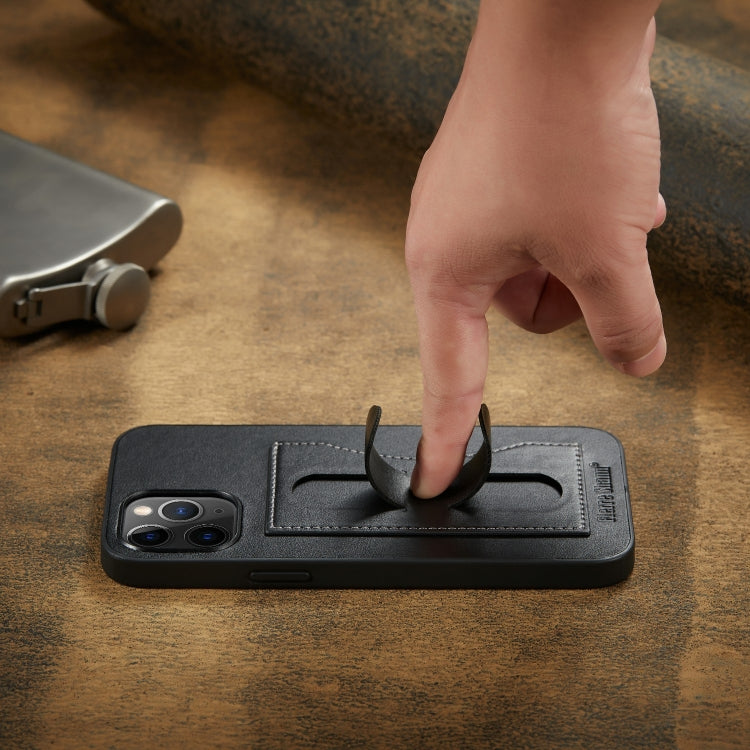 Fierre Shann Full Coverage Protective Leather Case with Holder & Card Slot, For iPhone 12 mini, For iPhone 12 / 12 Pro, For iPhone 12 Pro Max, For Galaxy Note20 Ultra