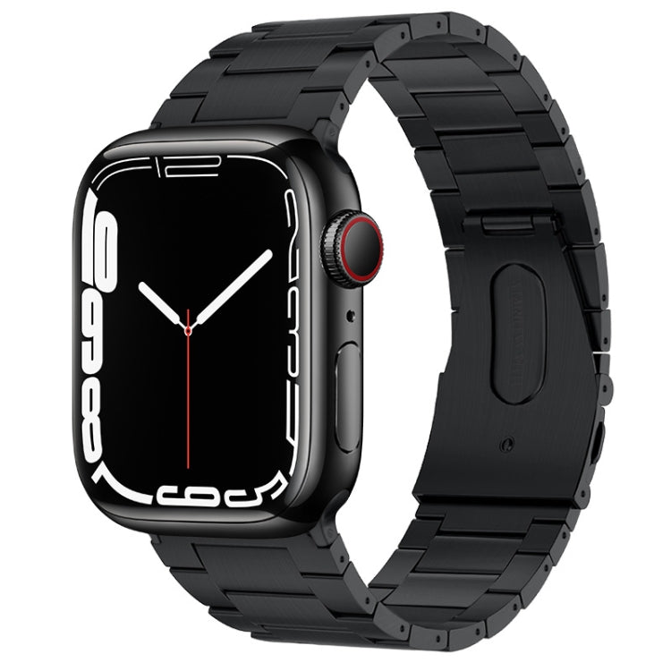 PG63 Three-Bead Protrusion Titanium Metal Watch Band, For Apple Watch Series 2 42mm, For Apple Watch Series 2 38mm, For Apple Watch 42mm, For Apple Watch 38mm