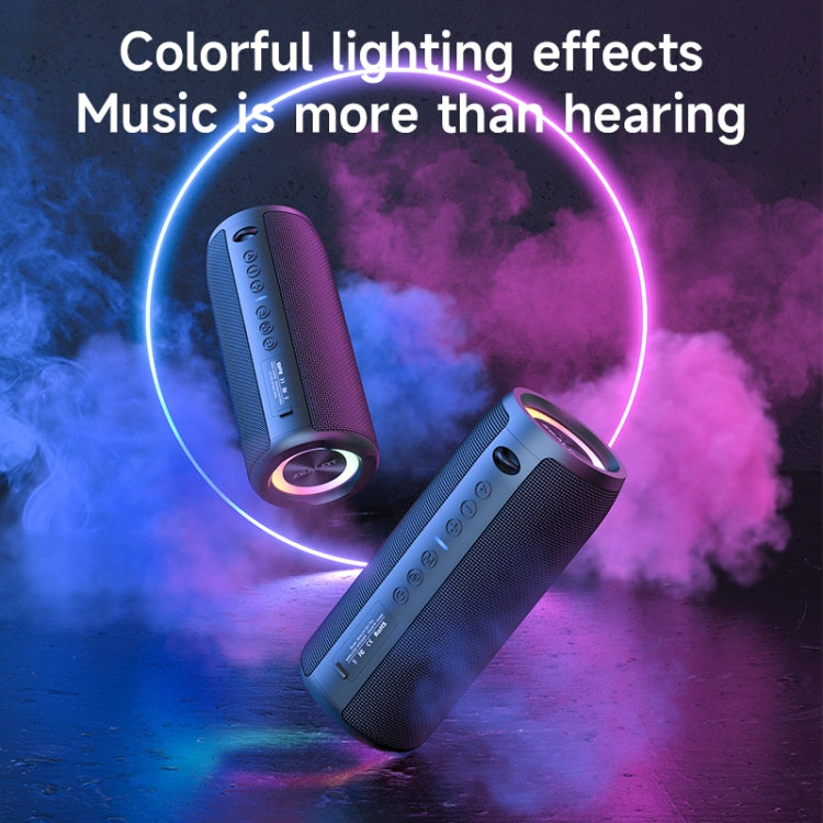 Zealot S51 Pro Shocking Bass Bluetooth Speaker with Colorful Light(Camouflage)