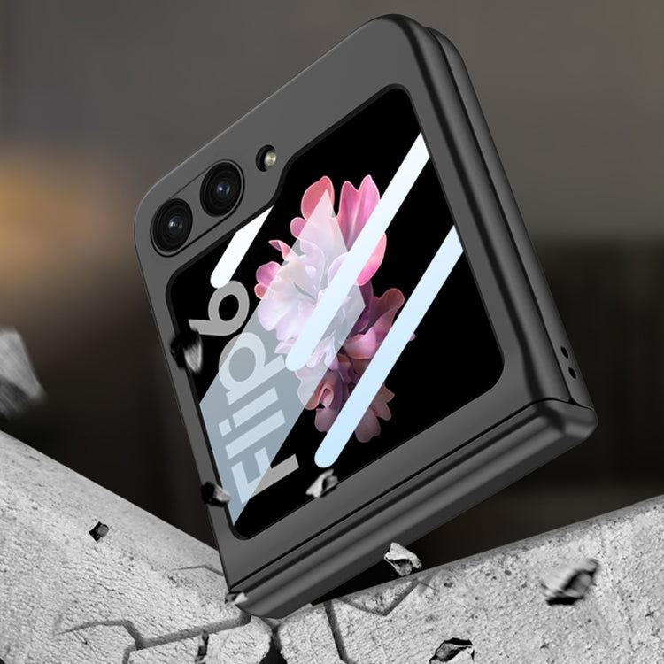 For Samsung Galaxy Z Flip6 / Flip7 FE GKK Integrated Magnetic Full Coverage Folding Phone Case(Purple)