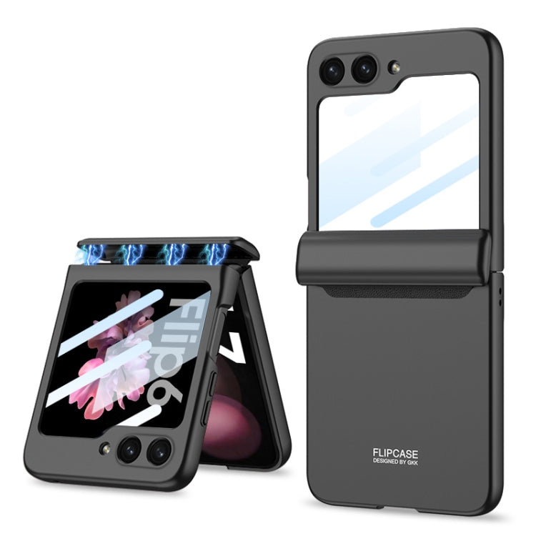 For Samsung Galaxy Z Flip6 / Flip7 FE GKK Integrated Magnetic Full Coverage Folding Phone Case(Black)